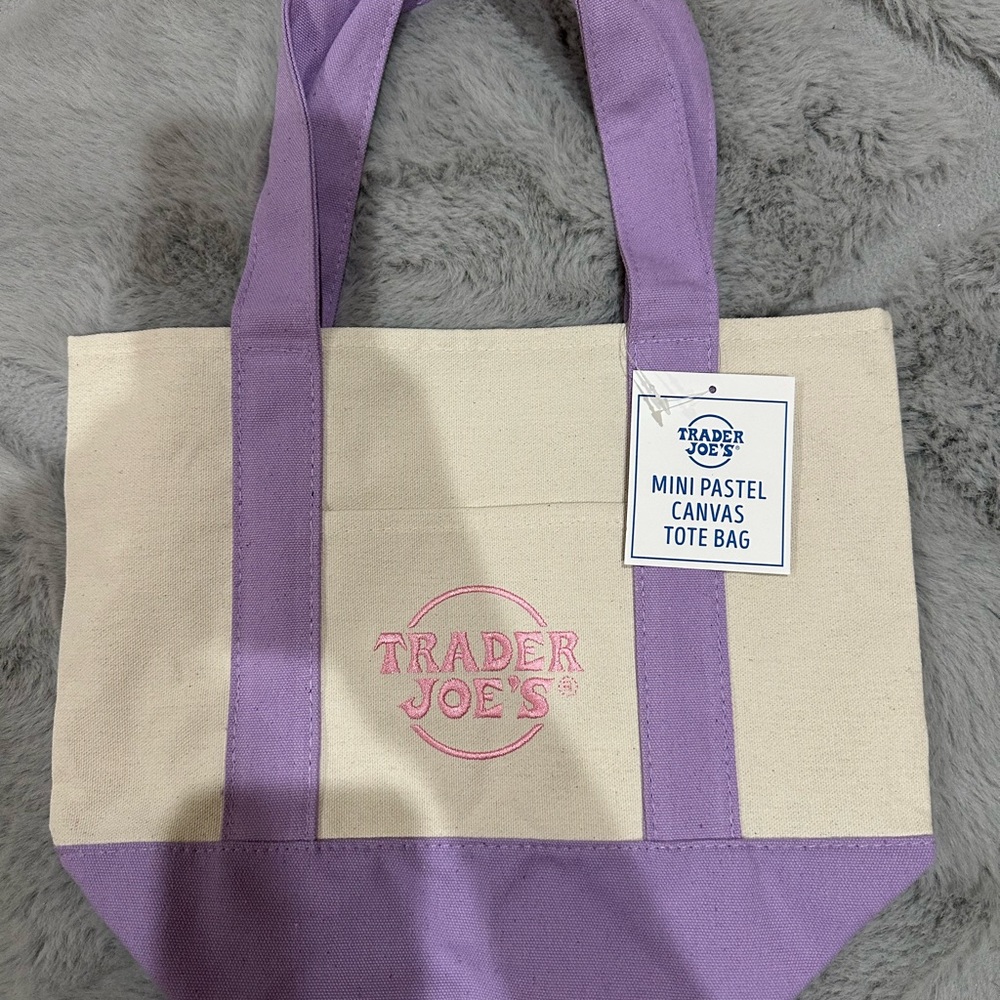 Trader Joe’s Limited Edition Purple Tote Bag